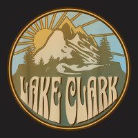 Lake Clark Alaska Nature Mountains Hiking Outdoors Retro T-shirt | Artistshot