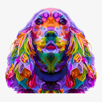 English Cocker Spaniel Pop Art Portrait Dog Owner T Shirt Ladies Fitted T-shirt | Artistshot