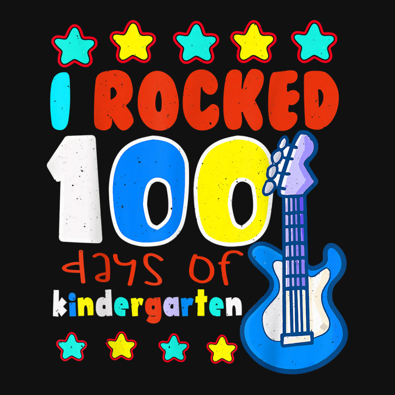 Guitar Rock Days Of School 100th Day Rocked 100 Kindergarten Slide ...