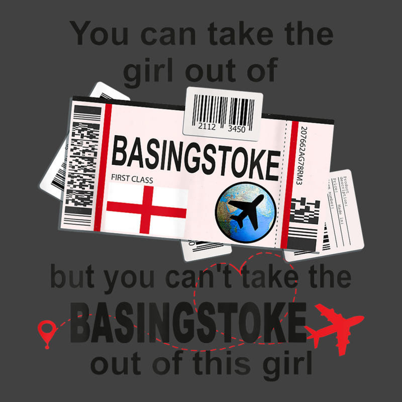 Basingstoke Girl   Basingstoke Boarding Pass   Basingstoke Vintage T-Shirt by Blimpie | Artistshot