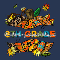 Halloween Teacher Funny 8th Grade Graphic Pumpkin Cute Retro Men Denim Jacket | Artistshot