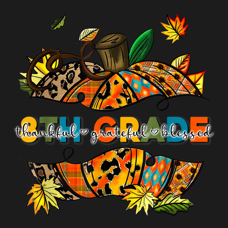 Halloween Teacher Funny 8th Grade Graphic Pumpkin Cute Retro Hoodie & Jogger Set | Artistshot