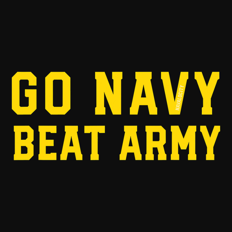 Go Navy Beat Army Crop Top by cm-arts | Artistshot