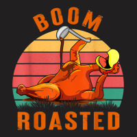 Vintage Boom Roasted Funny Thanksgiving 2022 Turkey T-shirt | Artistshot