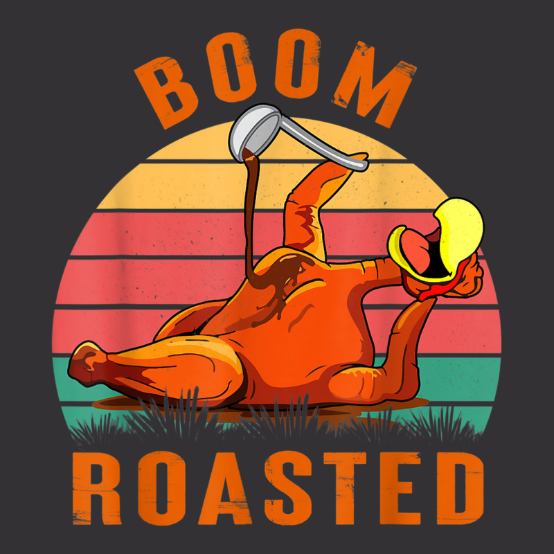 Vintage Boom Roasted Funny Thanksgiving 2022 Turkey Vintage Hoodie And Short Set | Artistshot