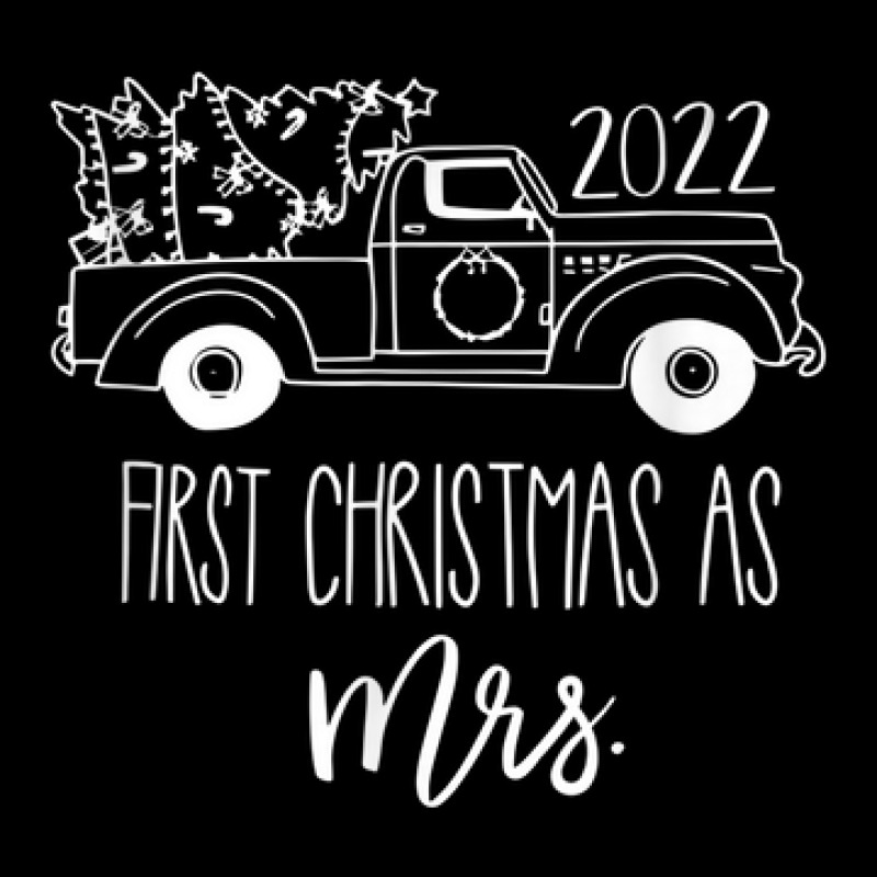 Couple Wife Husband Our First Christmas As Mr & Mrs 2022 V-neck Tee | Artistshot