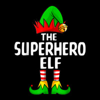 Superhero Elf Matching Family Group Christmas Party Pajama Zipper Hoodie | Artistshot