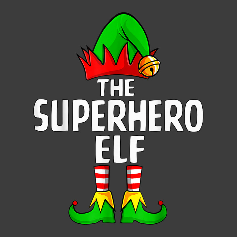 Superhero Elf Matching Family Group Christmas Party Pajama Men's Polo Shirt | Artistshot