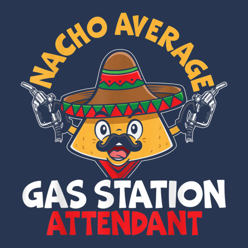 Nacho Average Gas Station Attendant Gas Pump Gasoline Fuel Men Denim Jacket | Artistshot