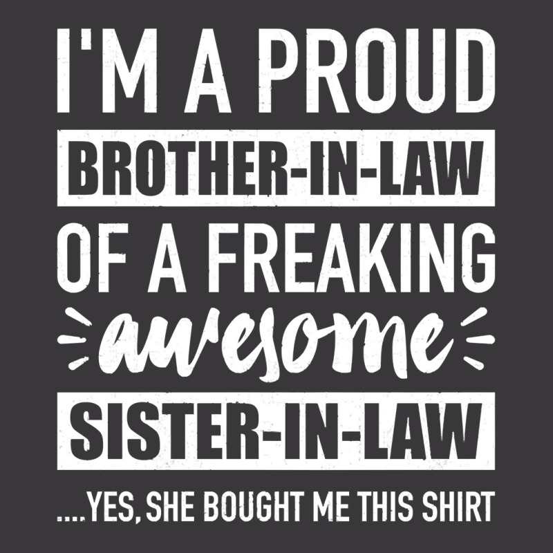 Proud Brother In Law Of Awesome Sister In Law Pullover Hoodie Ladies Curvy T-Shirt by tuftsmirussom | Artistshot