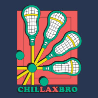 Funny Lacrosse Sticks And Balls Chillax Bro Lacrosse Team Sweatshirt Ladies Denim Jacket | Artistshot