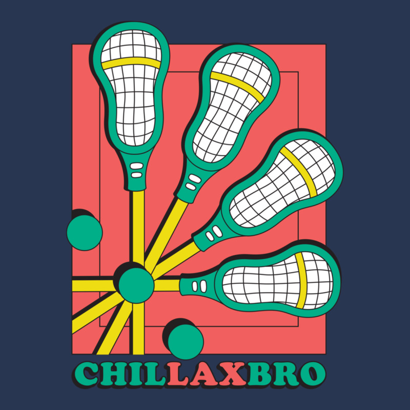 Funny Lacrosse Sticks And Balls Chillax Bro Lacrosse Team Sweatshirt Ladies Denim Jacket by cm-arts | Artistshot