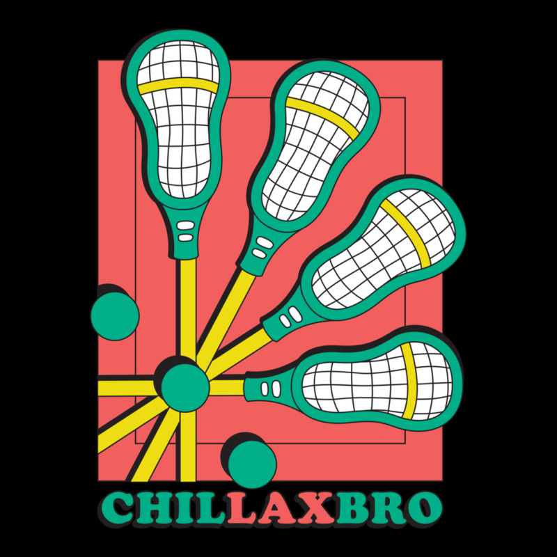 Funny Lacrosse Sticks And Balls Chillax Bro Lacrosse Team Sweatshirt Cropped Sweater by cm-arts | Artistshot