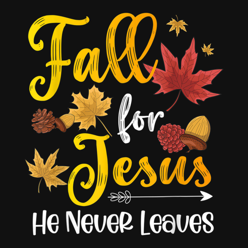 Christian Fall For Jesus He Never Leaves Christian Accessory Pouches By ...