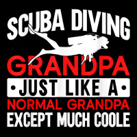 Scuba Diving Grandpa Underwater Ocean Lover Scuba Diver Adjustable Cap | Artistshot