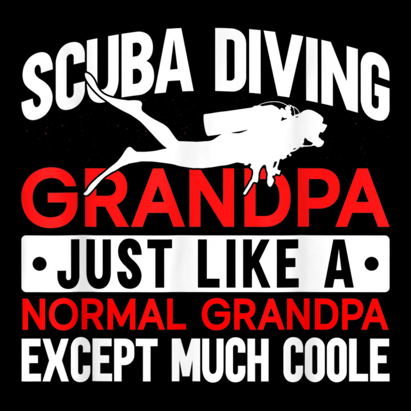 Scuba Diving Grandpa Underwater Ocean Lover Scuba Diver Adjustable Cap by Queenie | Artistshot