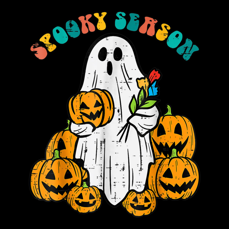 Ghost Pumpkins Spooky Season Retro Groovy Halloween Zipper Hoodie by Snake | Artistshot