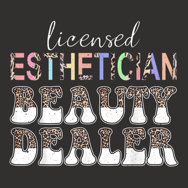 Skin Beauty Dealer Leopard Licensed Esthetician T Shirt Champion Hoodie | Artistshot