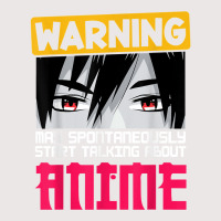 Warning May Spontaneously Start Talking About Anime Boys T Shirt Pocket T-shirt | Artistshot