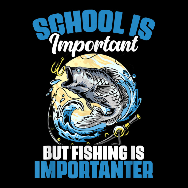 School Is Important But Fishing Is Importanter Fisherman Fleece Short | Artistshot