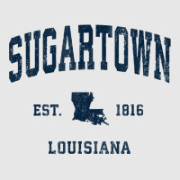 Sugartown Louisiana La Vintage Athletic Navy Sports Design T Shirt Hoodie & Jogger Set | Artistshot