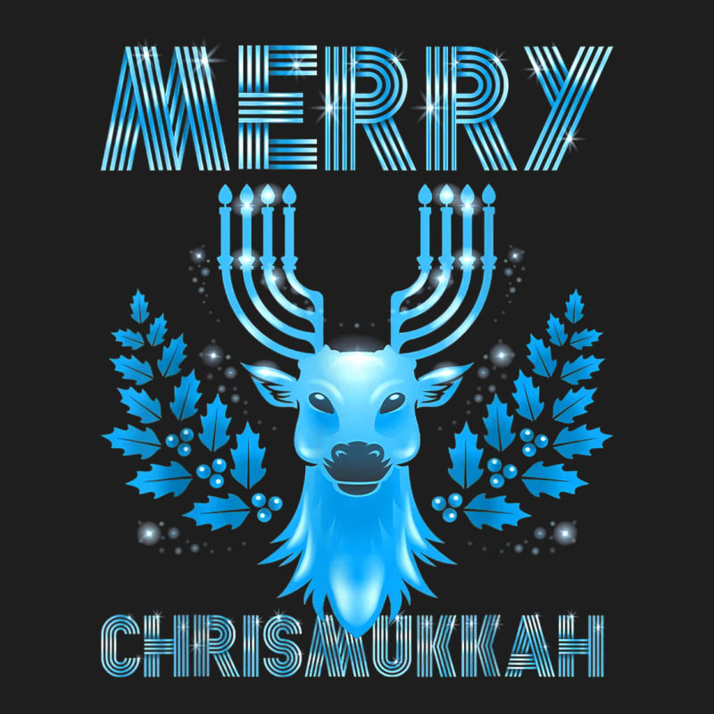 Merry Chrismukkah Jewish Christmas Hanukkah Reindeer Classic T-shirt | Artistshot