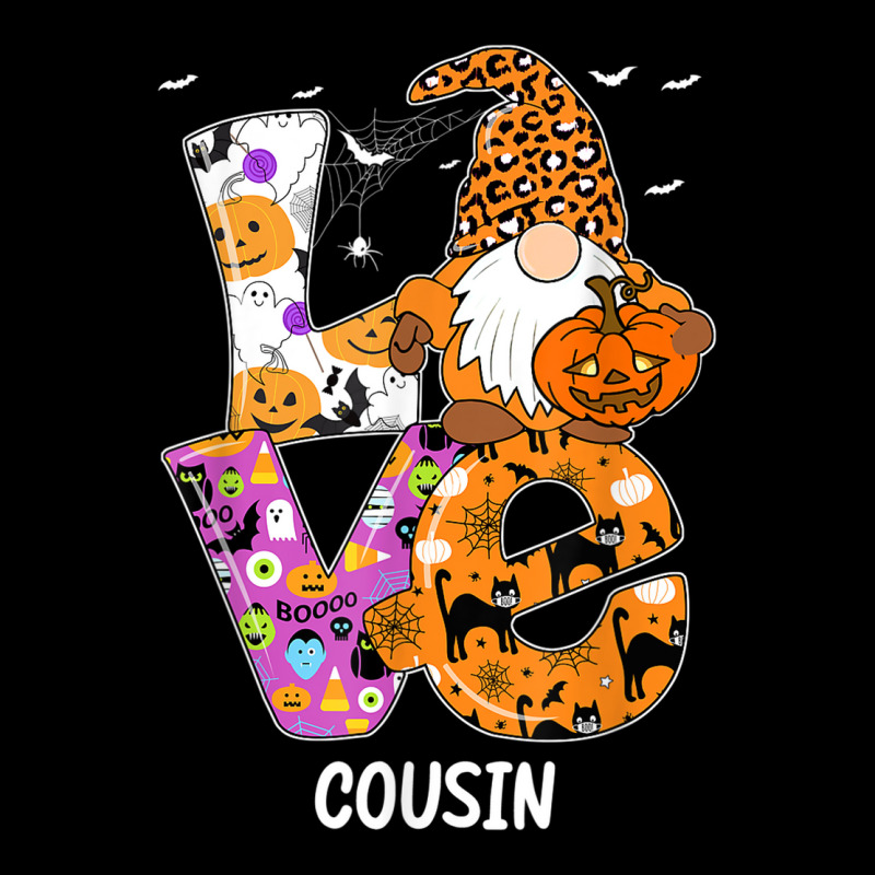 Love Cousin Halloween Gnome Pumpkin Spooky Season Adjustable Cap by Skunk | Artistshot