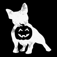 French Bulldog Lazy Halloween Costume Cute Frenchie Pumpkin V-neck Tee | Artistshot