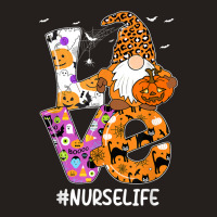 Love Nurse Life Halloween Gnome Pumpkin Nurse Spooky Season Tank Top | Artistshot