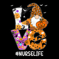 Love Nurse Life Halloween Gnome Pumpkin Nurse Spooky Season Men's 3/4 Sleeve Pajama Set | Artistshot