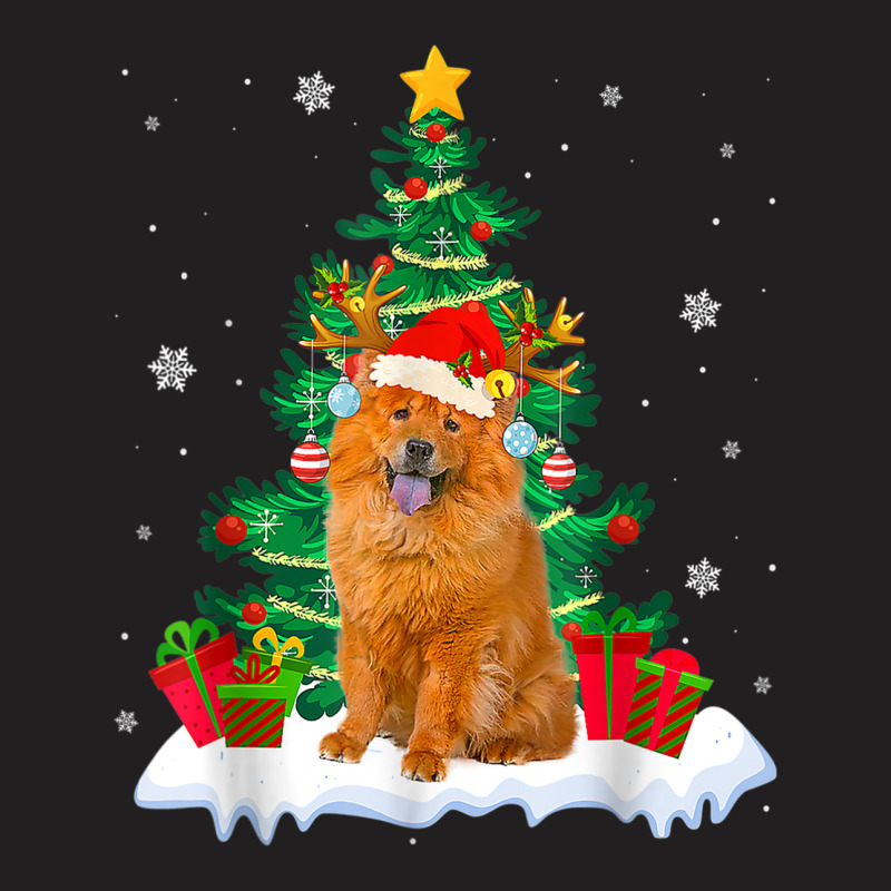 Christmas Pajama Chow Chow Tree Xmas Dog Dad Mom T-shirt | Artistshot