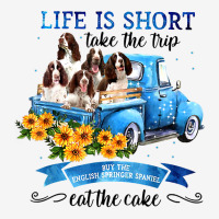 Life Is Short Take The Trip Buy English Springer Spaniel Dog T Shirt Baby Beanies | Artistshot