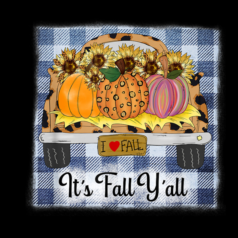 It's Fall Y'all Autumn Pumpkin Truck Leopard Thanksgiving V-neck Tee | Artistshot