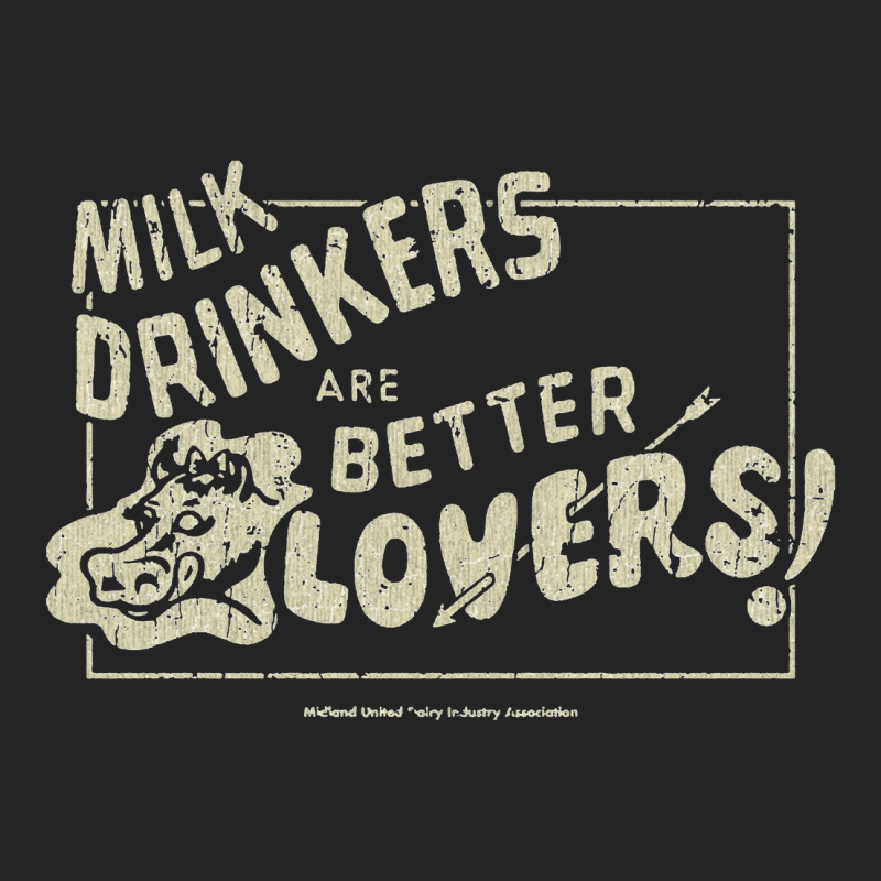 Milk Drinkers Are Better Lovers, Milk 3/4 Sleeve Shirt by apolitery | Artistshot