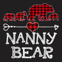 Red Plaid Nanny Bear Matching Family Pajama Christmas T-shirt | Artistshot