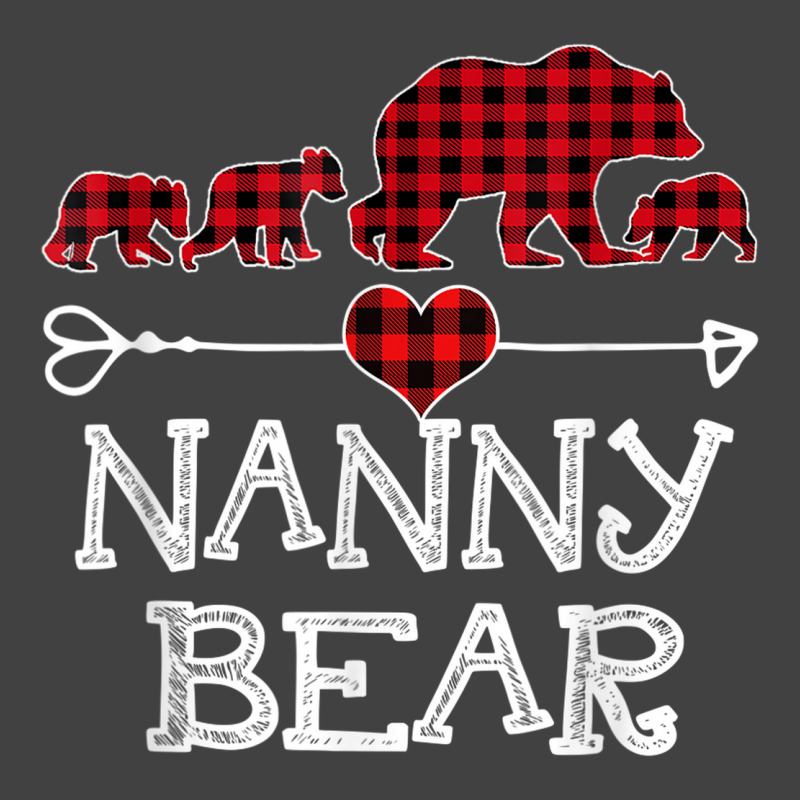 Red Plaid Nanny Bear Matching Family Pajama Christmas Vintage T-shirt | Artistshot