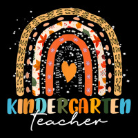 Kindergarten Teacher Teach Love Boho Rainbow Thanksgiving Pocket T-shirt | Artistshot