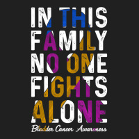 In This Family No One Fight Alone Bladder Cancer Awareness Ladies Polo Shirt | Artistshot