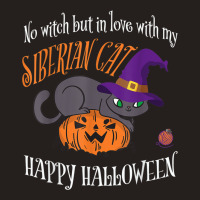 Siberian Cat   Cat Lover Not A Witch Funny Halloween Tank Top | Artistshot