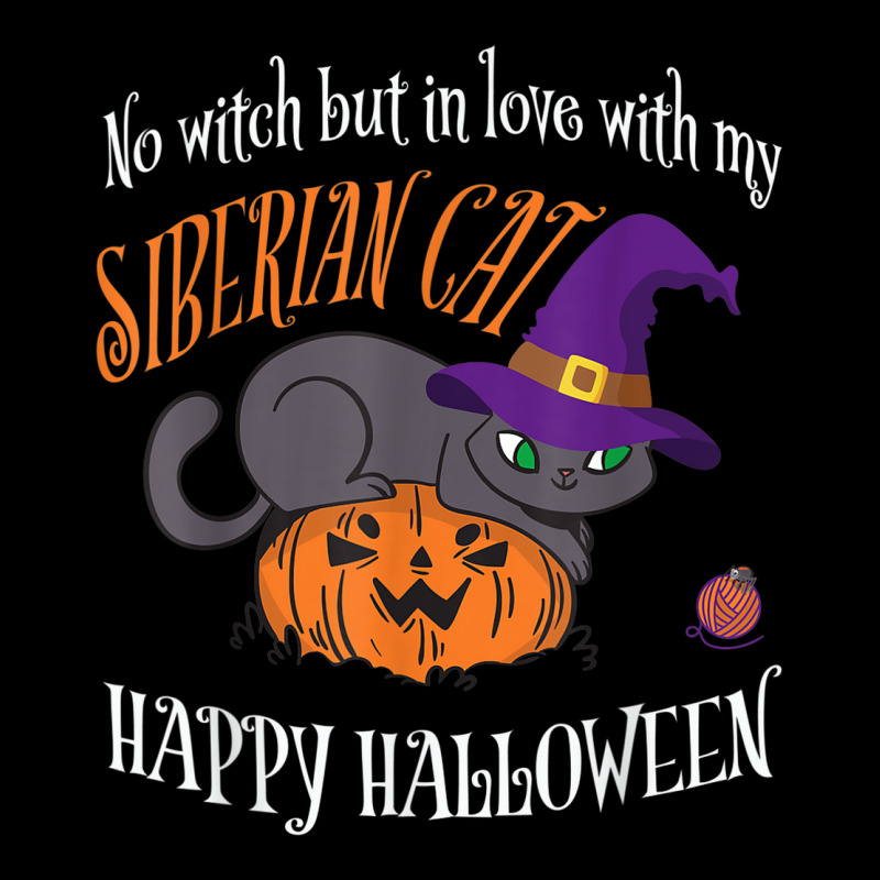 Siberian Cat   Cat Lover Not A Witch Funny Halloween Zipper Hoodie by Queenie | Artistshot