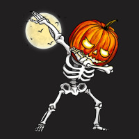 Halloween Boys Dabbing Skeleton Scary Pumpkin This Year T-shirt | Artistshot