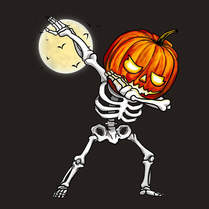 Halloween Boys Dabbing Skeleton Scary Pumpkin This Year Tank Top | Artistshot