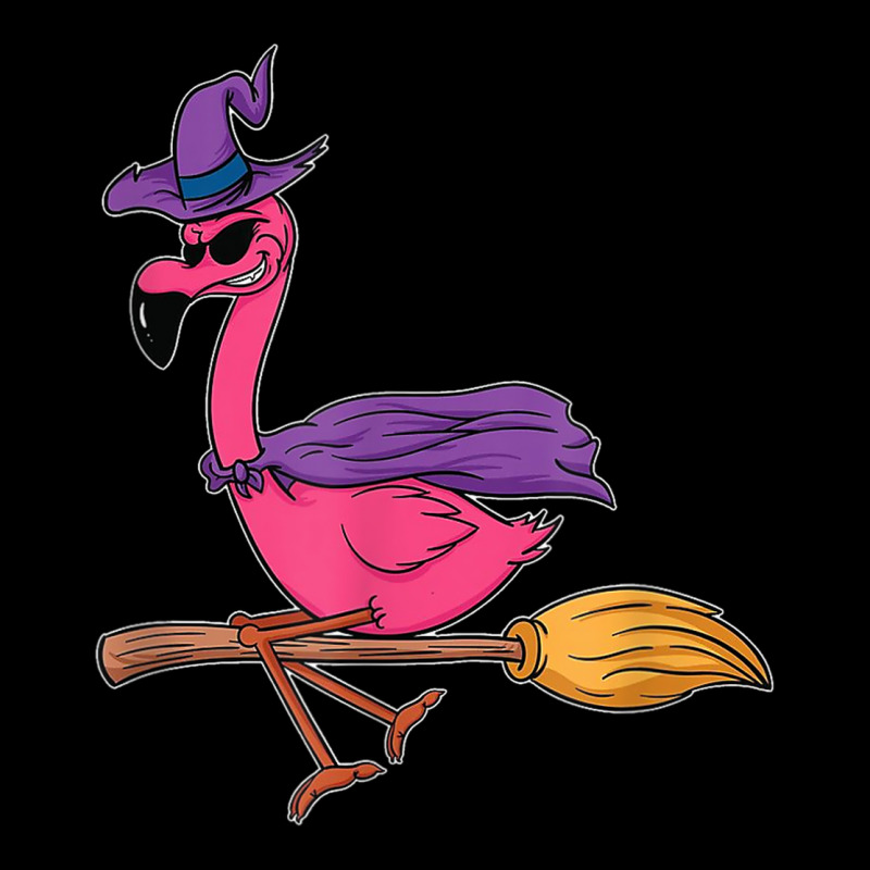 Halloween Flamingo Funny Witch Scary Party Broom Zipper Hoodie | Artistshot