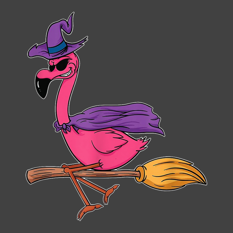 Halloween Flamingo Funny Witch Scary Party Broom Vintage T-shirt | Artistshot