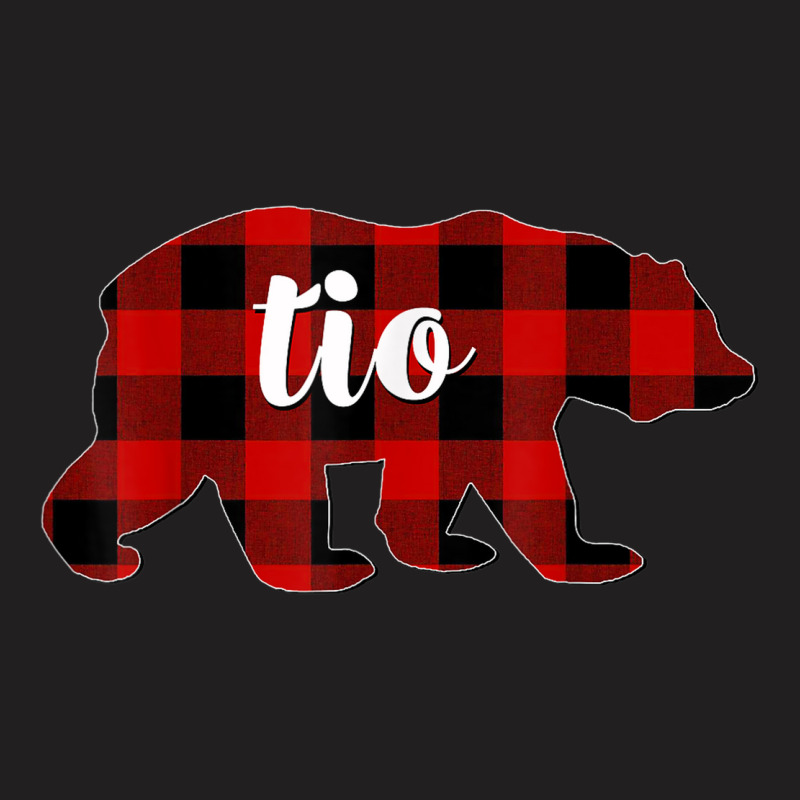 Red Plaid Tio Bear Matching Family Buffalo Christmas T-shirt | Artistshot