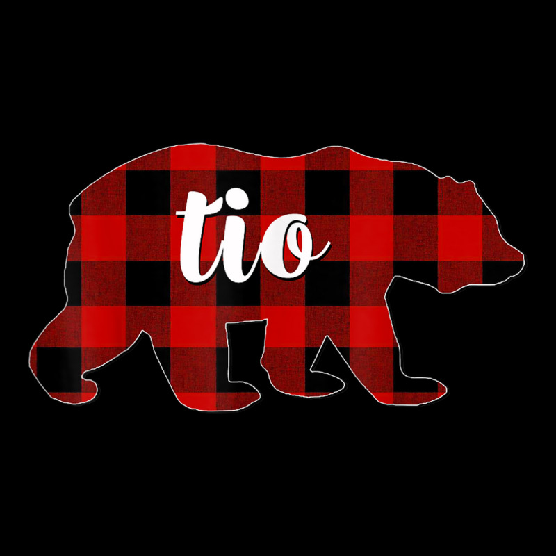 Red Plaid Tio Bear Matching Family Buffalo Christmas Zipper Hoodie | Artistshot