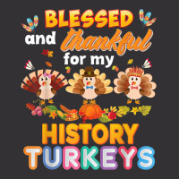 Blessed And Thankful For My History Turkeys Thanksgiving Vintage Short | Artistshot