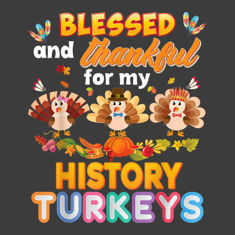 Blessed And Thankful For My History Turkeys Thanksgiving Men's Polo Shirt | Artistshot