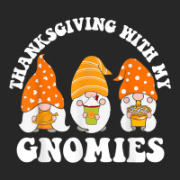 Thanksgiving With My Gnomies Funny Gnomes Autumn Holiday Men's T-shirt Pajama Set | Artistshot