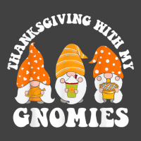 Thanksgiving With My Gnomies Funny Gnomes Autumn Holiday Vintage T-shirt | Artistshot